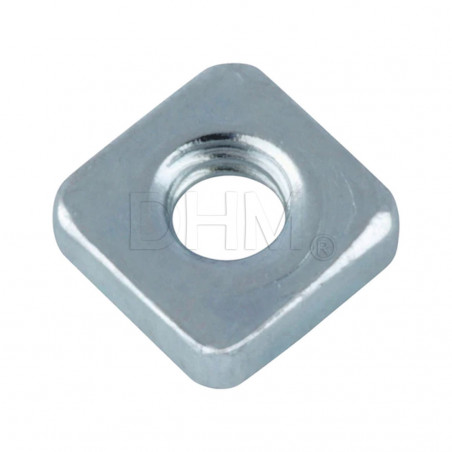 Tuerca cuadrada galvanizada M4 - tuerca cuadrada lado 7 mm agujero M4 Tuercas cuadrados 02083648 DHM