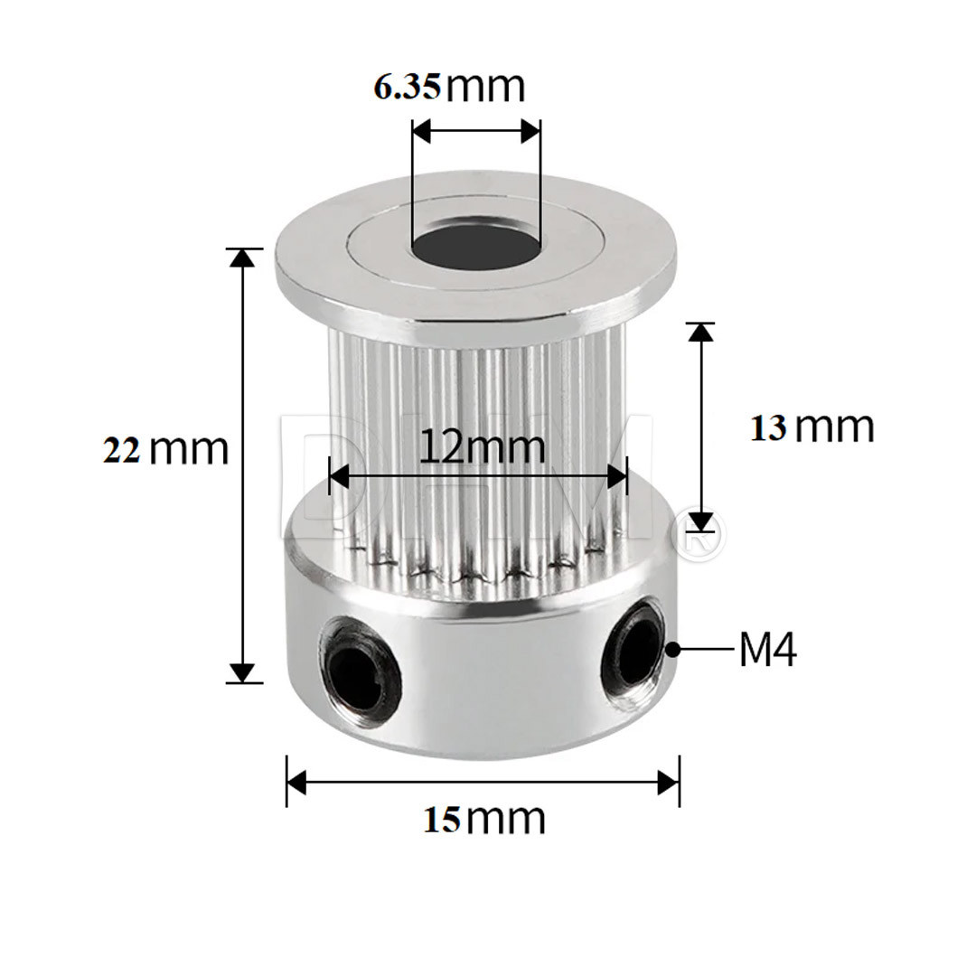 Puleggia 63,5mm Per Husqvarna CT131 - Ricambio Originale, Larghezza 13,5mm - Foto 7