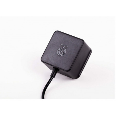 Raspberry Pi 4 Official Power Supply (5.1V - 3A) Black with EU Plug