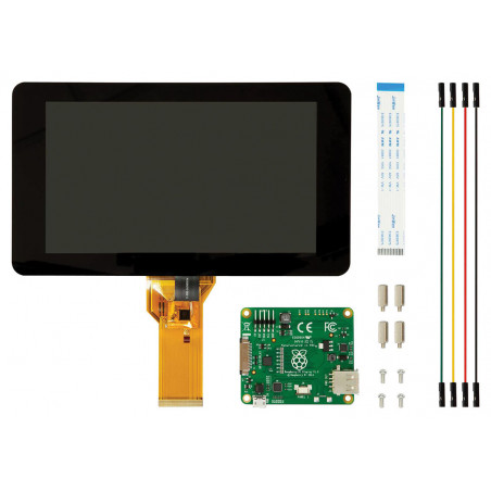 Raspberry Pi Official 7'' Touchscreen Display HAT and accessories 19220001 Raspberry Pi