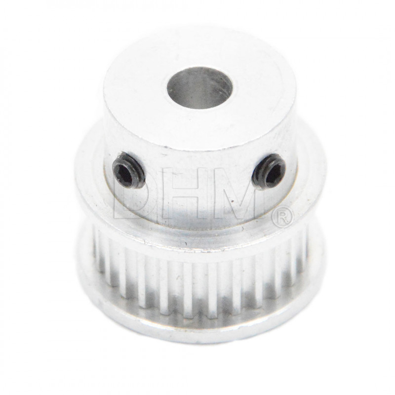 Zahnriemenrad GT2 / 6mm breit Ø6.35 mm 20 teeth Gezahnte Riemenscheiben GT2 05010203 DHM