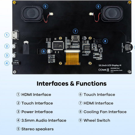 Écran HDMI-H 10,1 pouces