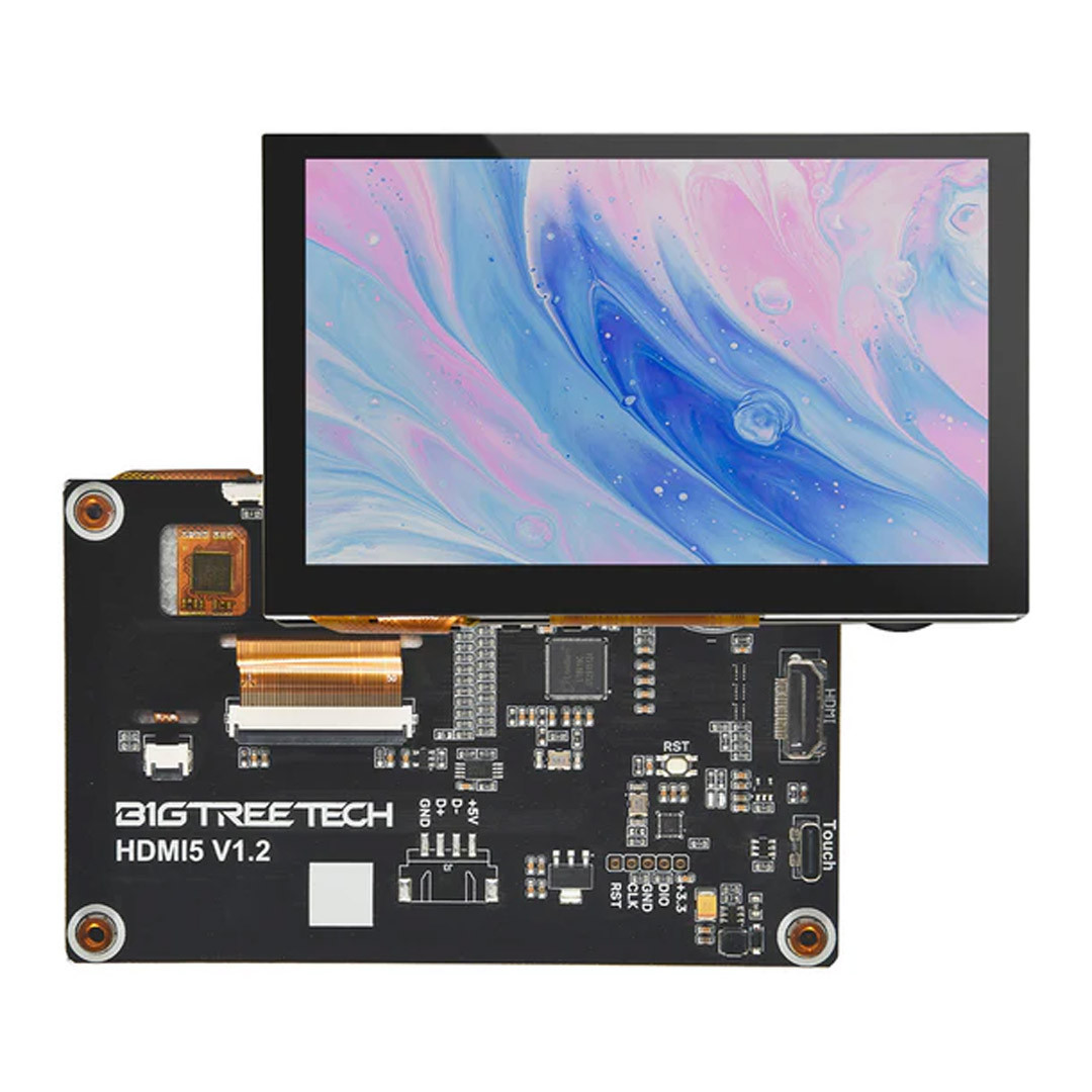 BIGTREETECH HDMI5 V1.1 Grand écran pour imprimante 3D, écran LCD IPS 800 x 480 pour Raspberry-Pi