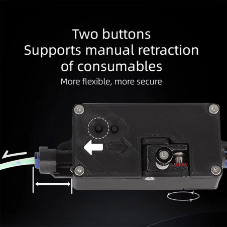 LLL Filament Buffer for 3D Printers - Automatic feeding and break detection for Voron and V