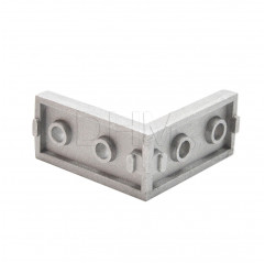 Staffa aperta con alette 90° per profilato serie 5 2020 Serie 5 (cava 6)14030105 DHM