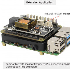 Geekworm Raspberry Pi 4 11 mm Embedded-Kühlkörper Teile für Karten 09070160 DHM