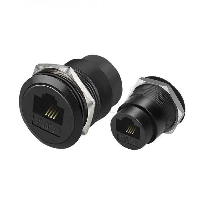 Presa RJ11 a pannello - adattatore femmina-femmina 22mm Adattatori12130257 DHM