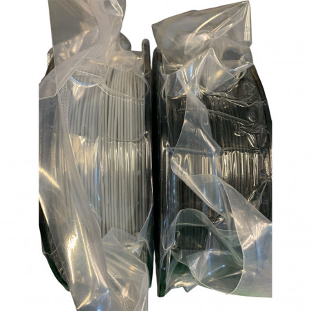 2 Spulen PETG Filament 1.75mm 1kg GRAU SCHWARZ - AzureFilm PACKS 19280316 AzureFilm