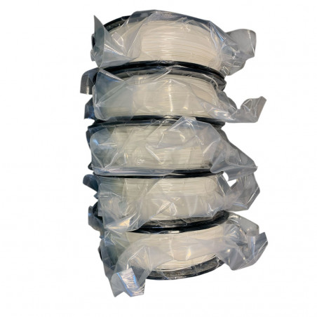 5 Bobinas Filamento PLA 1.75mm 1kg BLANCO - AzureFilm PACKS 19280320 AzureFilm
