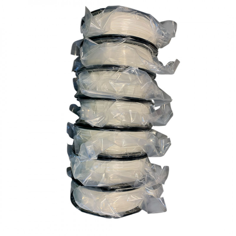 7 Bobinas filamento PETG 1.75mm 1kg BLANCO - AzureFilm PACKS 19280326 AzureFilm