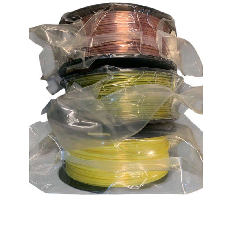 3 Bobine Filamento PLA SILK 1.75mm 300g VIOLA ANTICO JUNGLE ORO GIALLO - AzureFilm PACKS19280308 AzureFilm