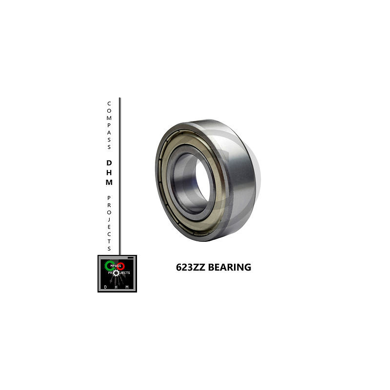 2 STÜCK Radialkugellager 623 zz Kugellager 623ZZ 3*10*4mm Reprap 3D 3d Drucken 18010411 DHM