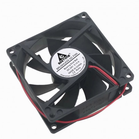 80x80x25mm 24V cooling fan brushless turbine 3D printing - double bearing