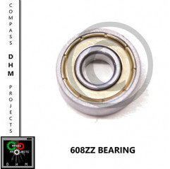 2 PIECES Radial ball bearing 608 zz ball bearings 608ZZ 8x22x7mm Reprap 3D 3D printing 18010405 DHM