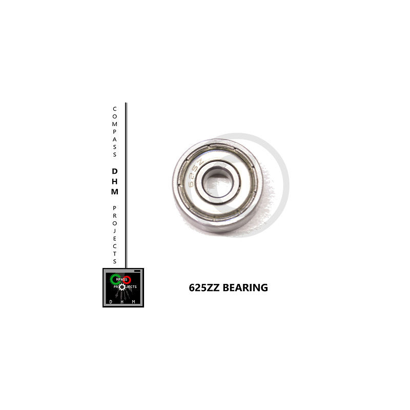 2 PEZZI Cuscinetto radiale a sfere 625 zz ball bearings 625ZZ 5*16*5mm Reprap 3D Stampa 3D18010413 DHM