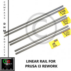 Prusa i3 REWORK barres lisses trempées - barres linéaires 8 mm Reprap Impression en 3D 18011006 DHM