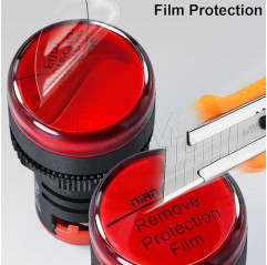 Indicator light AD16-22DS 12-24V AC/DC red led Spies and warning lights 08040333 DHM