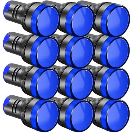 AD16-22DS 12-24V AC/DC Anzeigelampe blau led Spione und Warnlichter 08040335 DHM