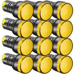 Anzeigelampe AD16-22DS 12-24V AC/DC gelb led Spione und Warnlichter 08040336 DHM