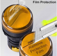 Indicator light AD16-22DS 12-24V AC/DC yellow led Spies and warning lights 08040336 DHM