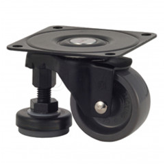 Tool wheel with adjustable foot - 100AF-N Wheels, feet, rollers and roller conveyors 18050679 DHM Pro