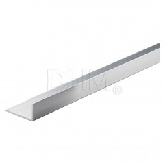 Ángulo de aluminio 15x10x1,5 mm - por metro Aluminio 16010808 DHM