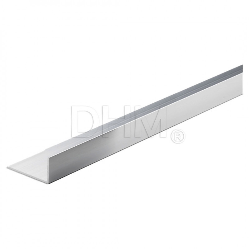 Ángulo de aluminio 15x10x1,5 mm - por metro Aluminio 16010808 DHM