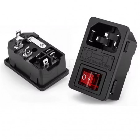 Alimentation socket presa di corrente interruttore on off stampante 3D Reprap Prese12050101 DHM