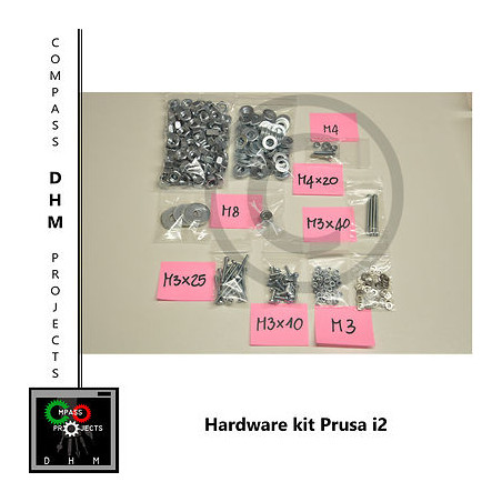 Prusa i2 Hardware Kit - Prusa i2 Muttern & Schrauben & Unterlegscheiben - Reprap 3D Drucker 3d Drucken 18011016 DHM
