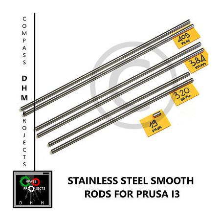 Prusa i3 guides lisses en acier inoxydable tiges en acier inoxydable de 8 mm Reprap 3Dprinter Impression en 3D 18011002 DHM