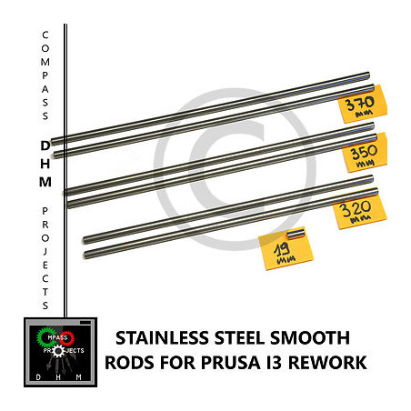 Prusa i3 Rework 8 mm Edelstahlstangen Reprap 3D Drucker 3d Drucken 18011003 DHM