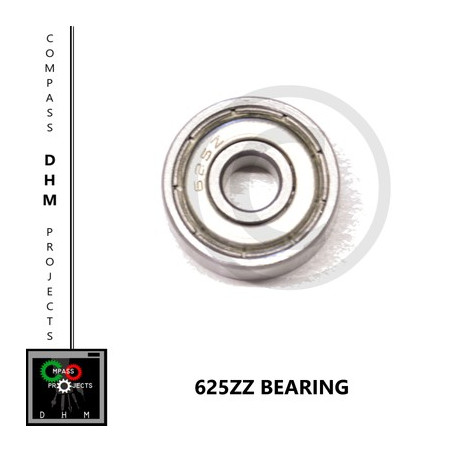 2 PIEZAS Rodamiento de bolas radial 625 zz rodamientos de bolas 625ZZ 5*16*5mm Reprap 3D Impresión 3d 18010413 DHM