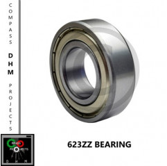2 PIÈCES Roulement à billes radial 623 zz roulements à billes 623ZZ 3*10*4mm Reprap 3D Impression en 3D 18010411 DHM