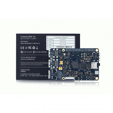 D-Robotics RDK X5 AI Developer Kit para ROS Robotics - 8GB, 10Tops - DFRobot