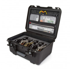 Nanuk Case 933 pour 5 pistolets UP avec organisateur de couvercle