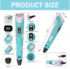 Penna 3D Smart – trasforma i tuoi disegni in modelli tridimensionali Penne 3D19280135 AzureFilm Penna 3D Smart – trasforma i tuoi disegni in modelli tridimensionali Penne 3D19280135 AzureFilm