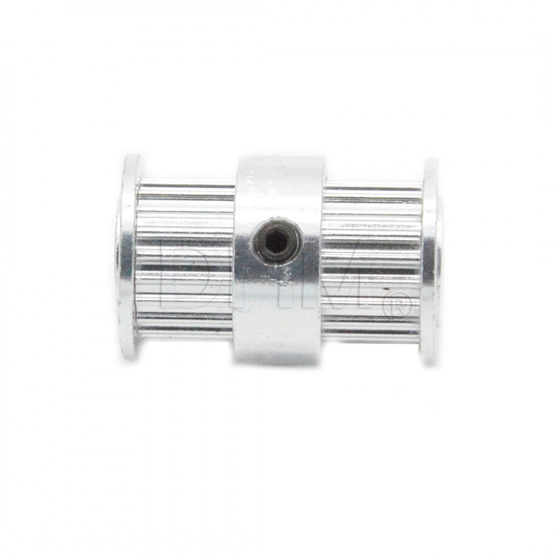 GT2 Riemenscheibe Ø 5 mm 20 Zähne H6 Doppelkopf Gezahnte Riemenscheiben GT2 05011201 DHM