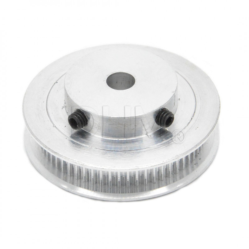 Poulie GT2 Ø 6.35mm 60 dents H6 Poulies dentées GT2 05010206 DHM Poulie GT2 Ø 6.35mm 60 dents H6 Poulies dentées GT2 05010206 DHM