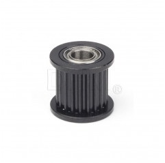 GT2 SYNCHRONOUS pulley Ø 5 mm 20 teeth H10 - colour black Toothed pulleys GT2 18050339 DHM Pro