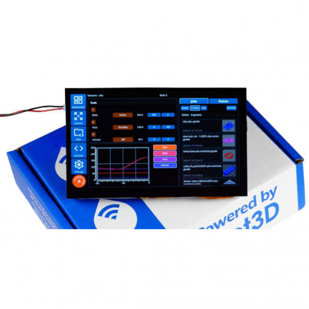 Duet3D DuetScreen 7 1024*600 colour screen - touch screen controller for Duet 2 and Duet 3 Duet 3D 19240049 Duet3D