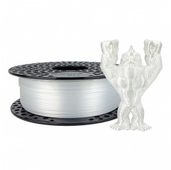 PLA Silk White 1.75mm Filament - FDM 3D Printing Filament AzureFilm