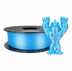 Sky Blue PLA Silk Filament 1.75mm - FDM 3D printing filament AzureFilm