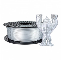 PLA Silk Silver filament 1.75mm - FDM 3D printing filament AzureFilm