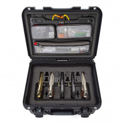 Nanuk Case 933 pour 5 pistolets UP avec organisateur de couvercle