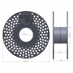 Filamento PLA Silk Antique Violet 1.75mm - filamento para impresión 3D FDM AzureFilm