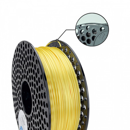 Filamento PLA Silk Giallo 1.75mm - filamenti per stampa 3D FDM AzureFilm