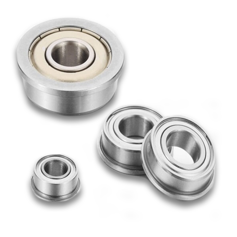 Ball bearings flanged