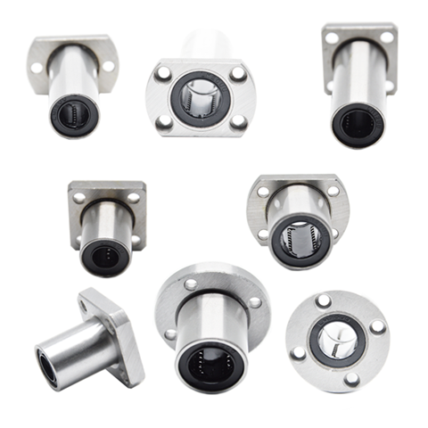 Linear bushings with flange