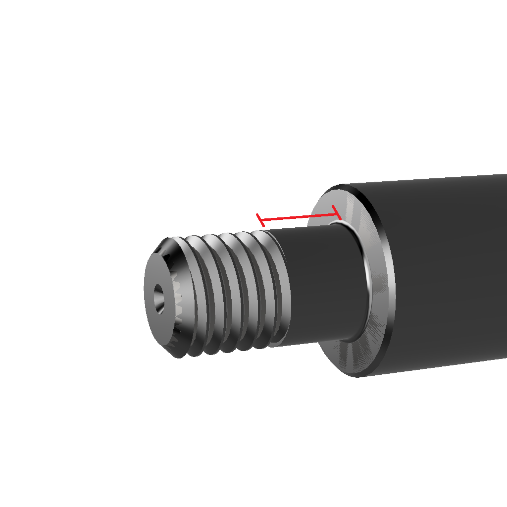 Albero Di Precisione 20 Mm H6 In Acciaio Cromato - Rettificato E Temprato, Lunghezza 150mm - Foto 2