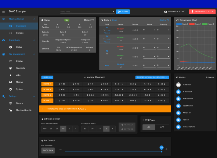 Duet web control